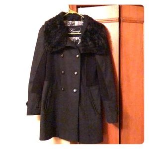 Black Guess Winter Coat